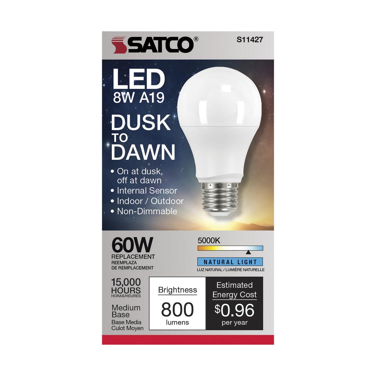LED Dusk to Dawn Bulb - Frosted