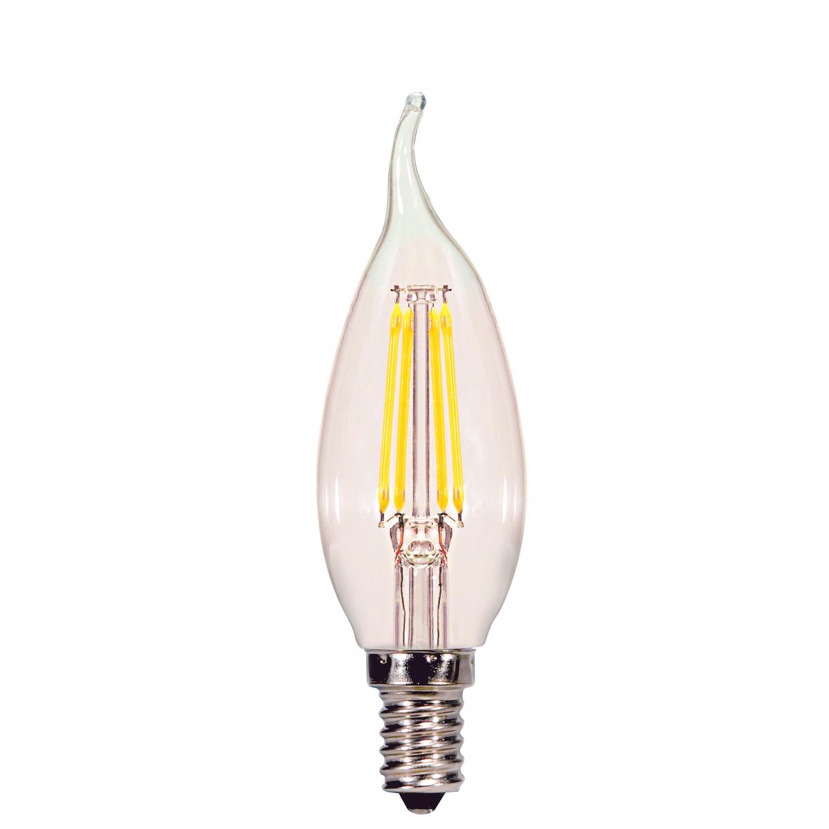 4 Watt LED Flame Tip Bulb