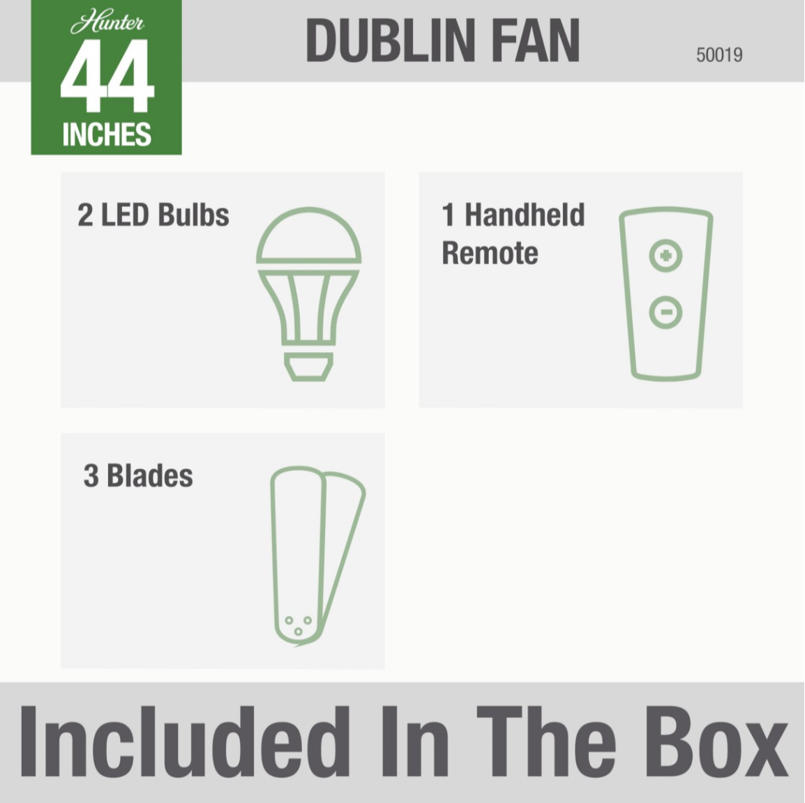44" Dublin Fan