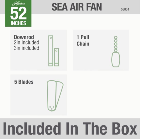 52" Sea Air Fan