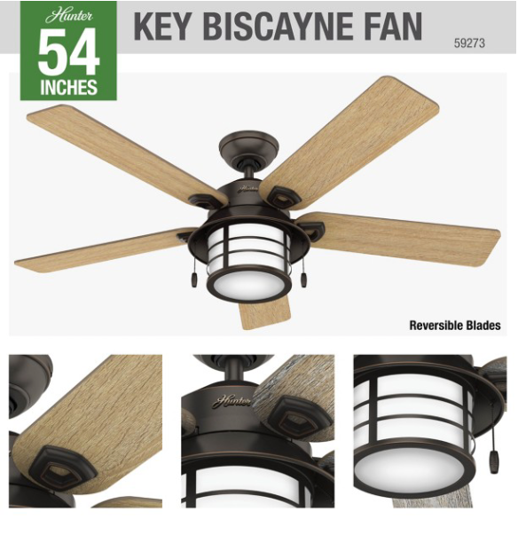 54" Key Biscayne Fan