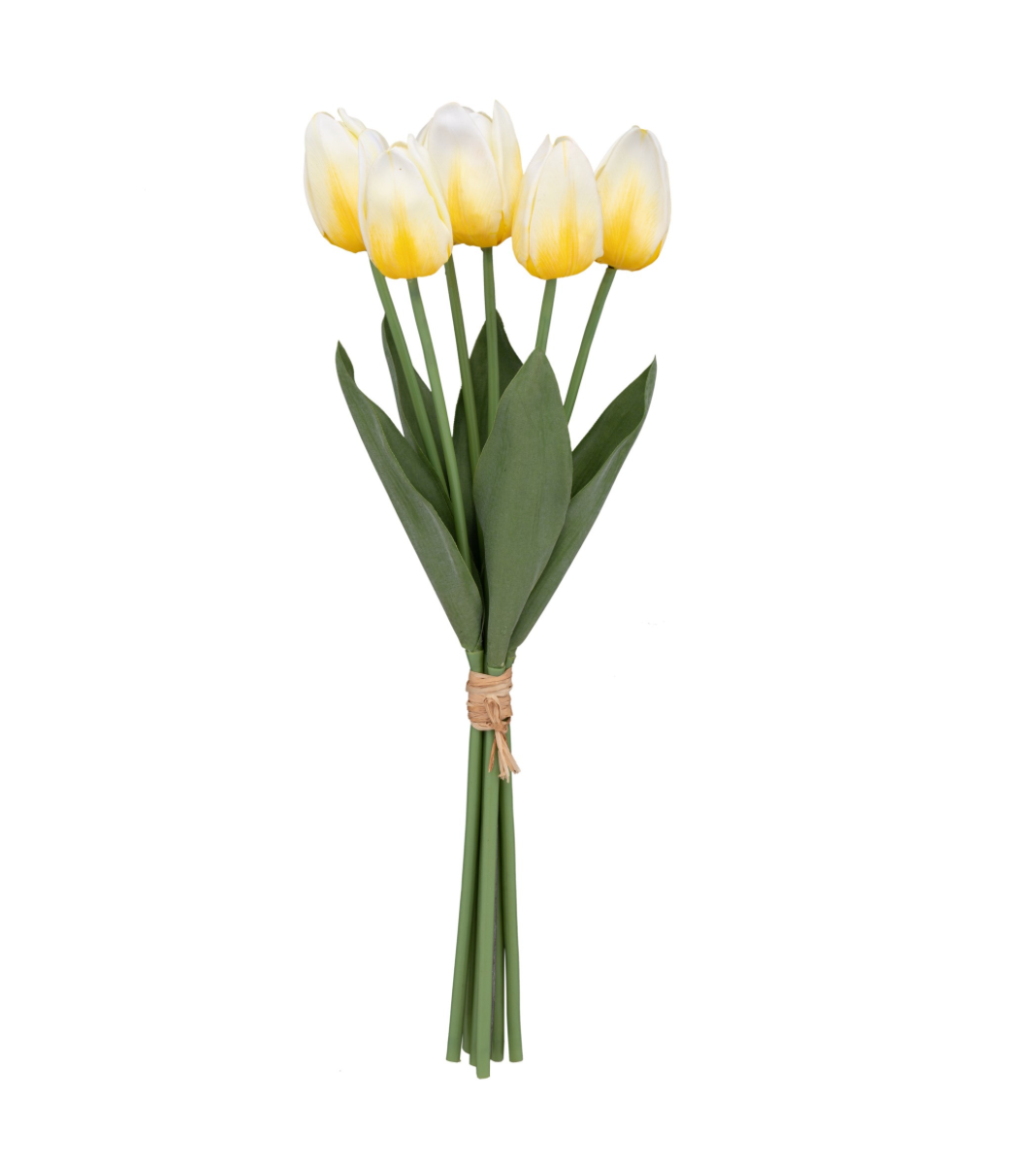 18" Tulip 6 Stem Bouquet - Yel