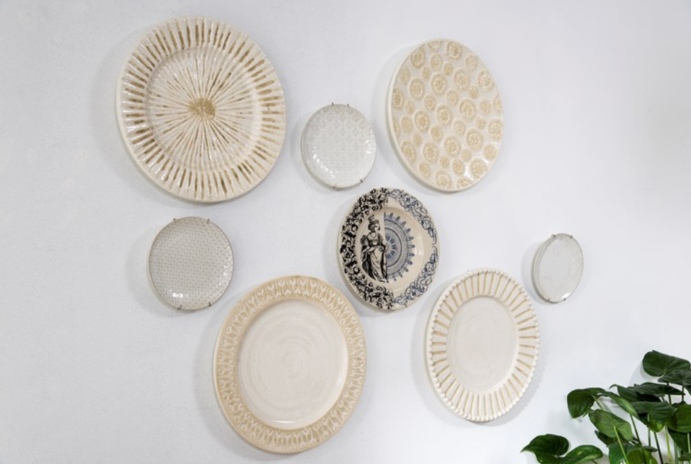 Decorative Wall Plate - Cream