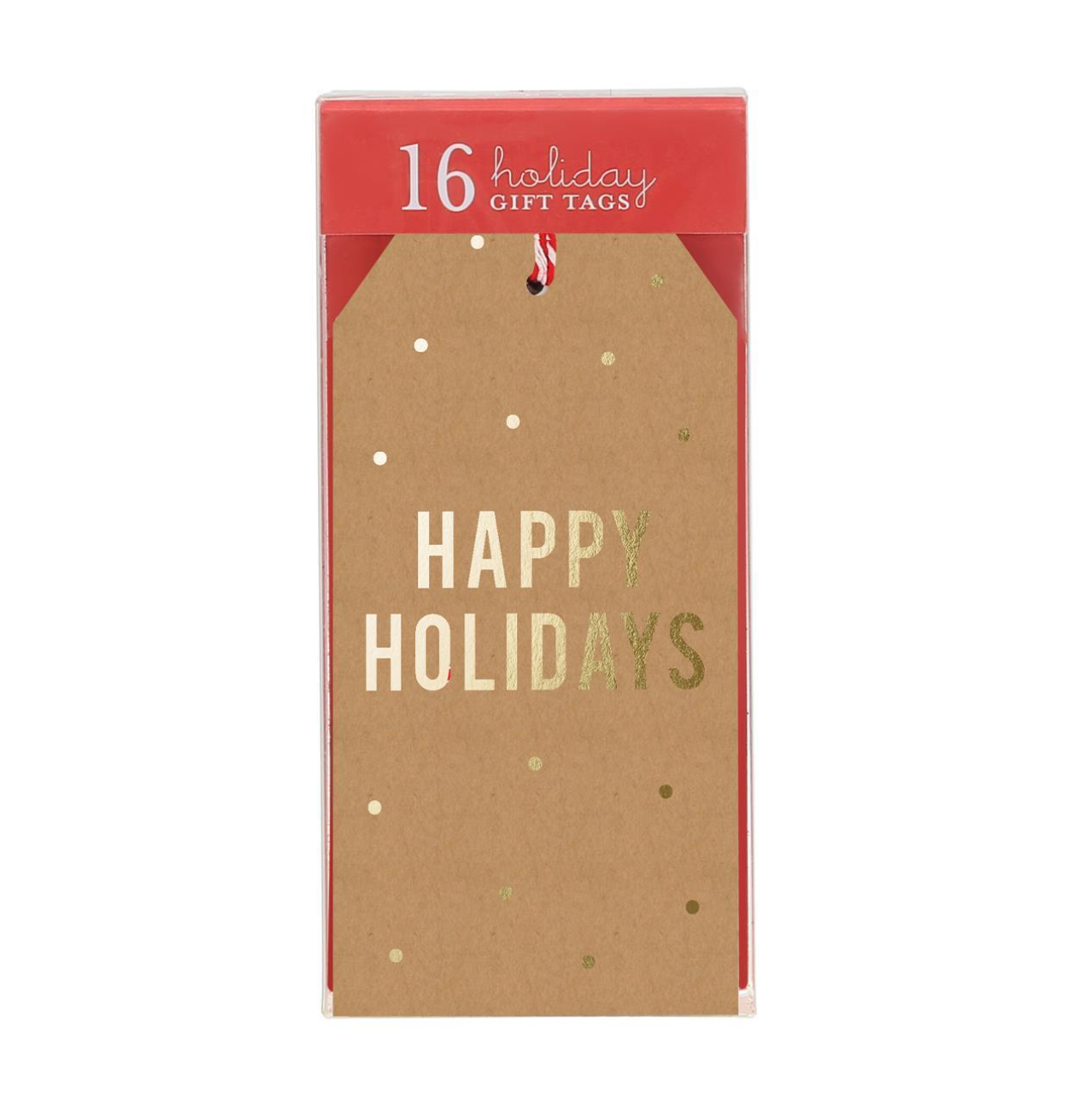 Kraft Holiday Single Gift Tags