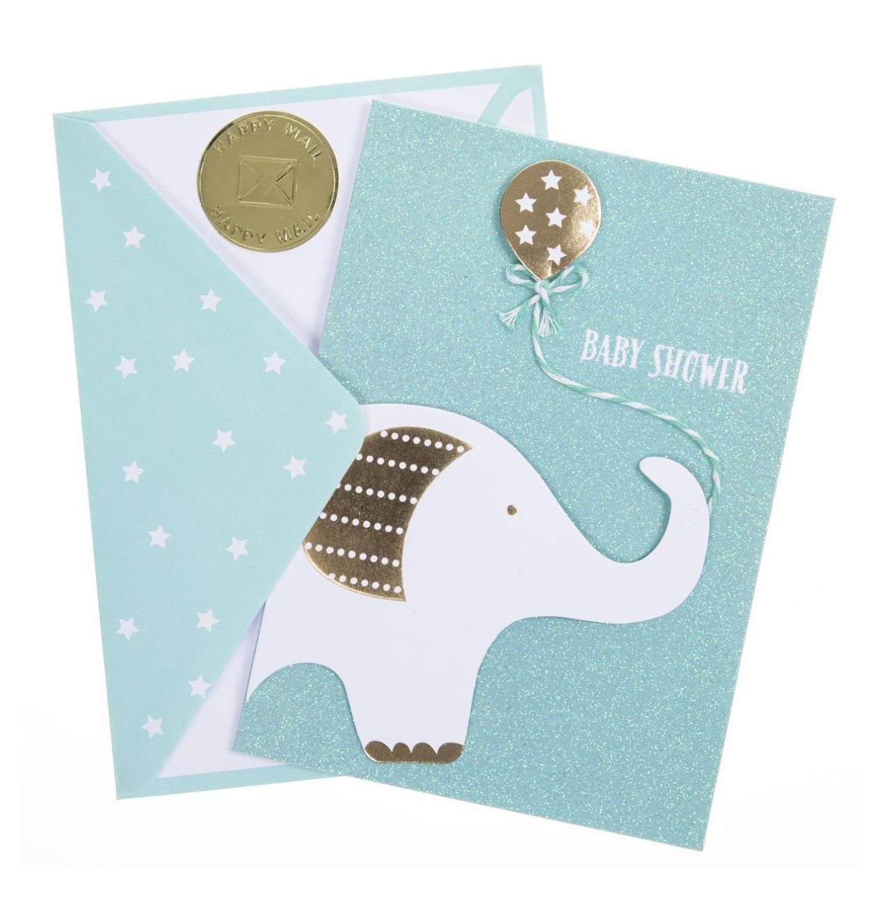 Elephant Shower Handmade Card