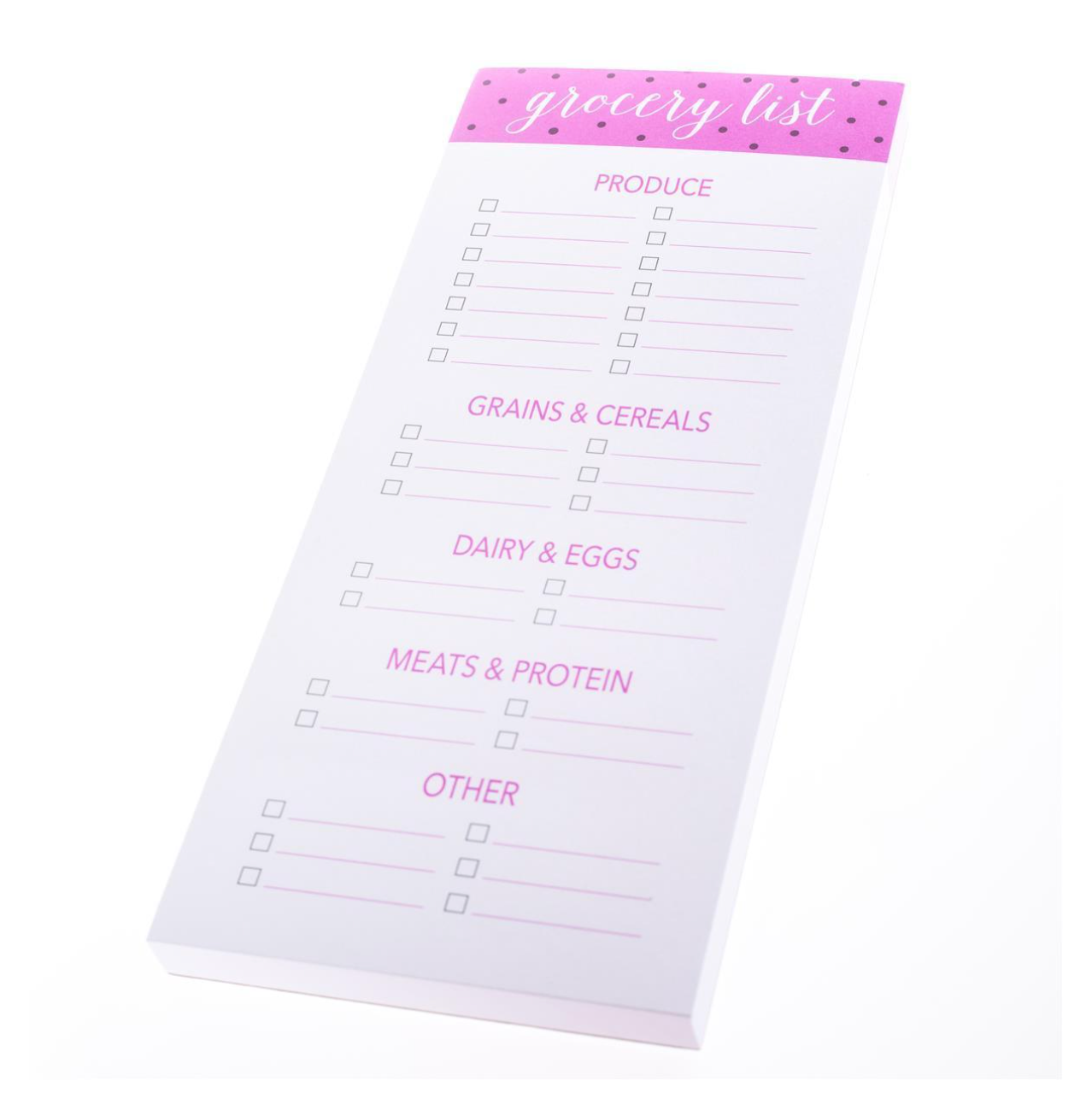 Grocery List Magnetic Notepad