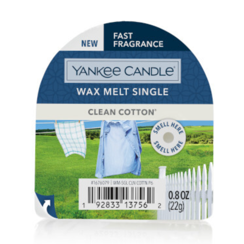 Clean Cotton Wax Melt Single