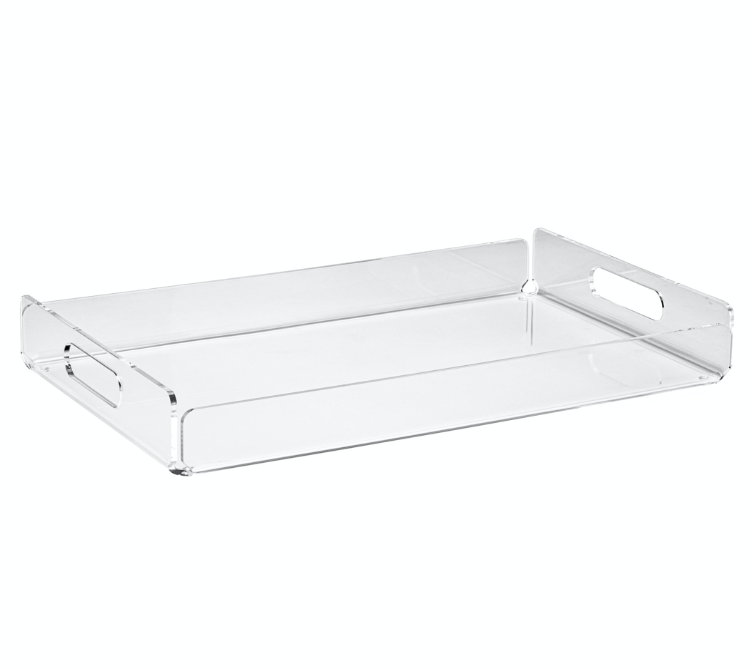 Lucite Acrylic Rectangle Tray