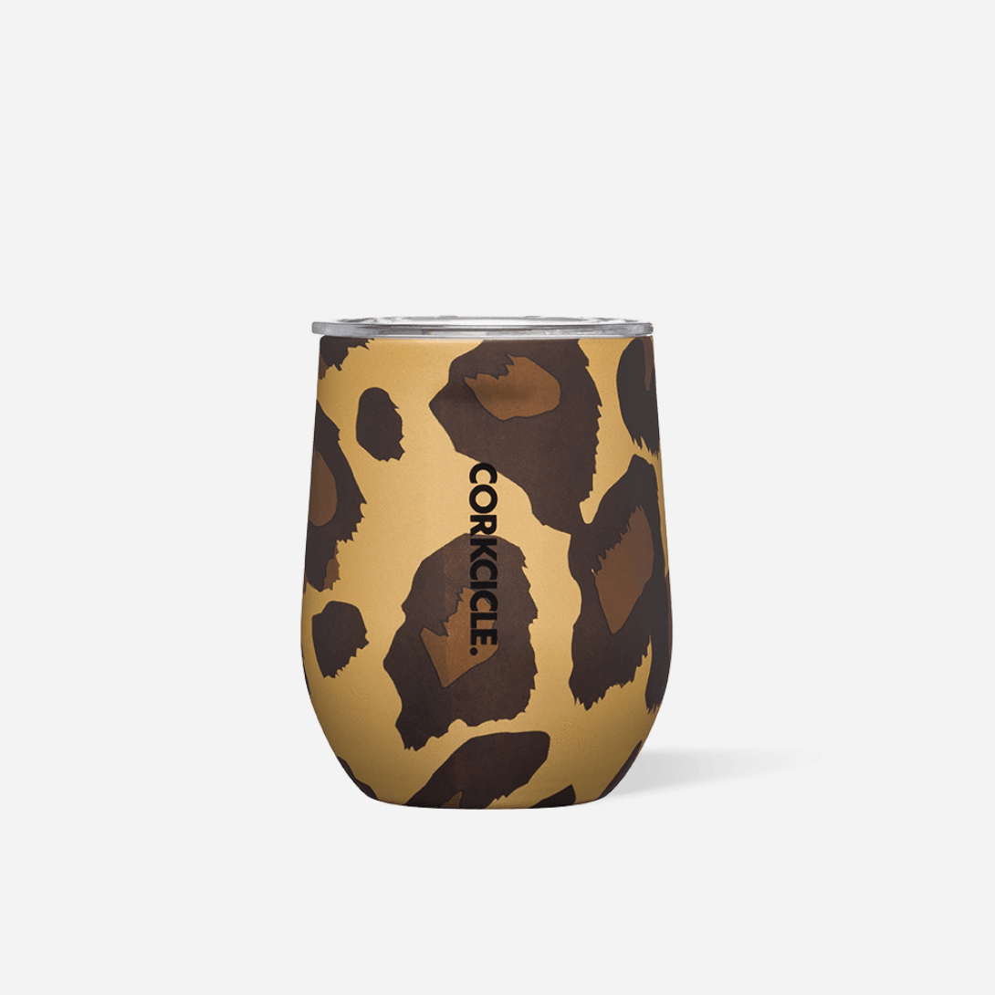 12oz Stemless - Luxe Leopard