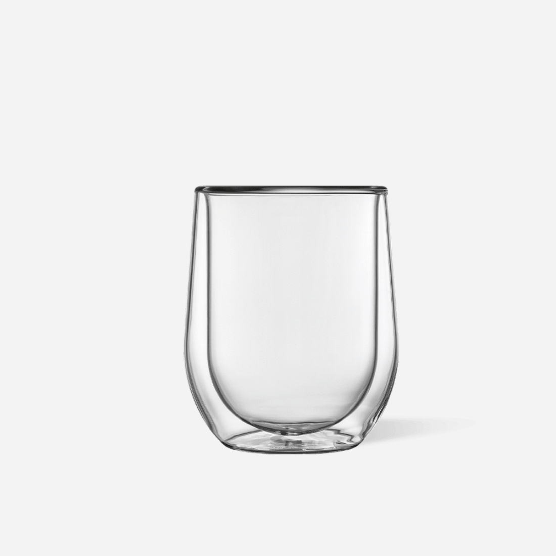 Stemless Glass Set - Clear, Set of Two