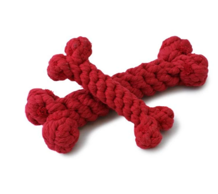 Bone Rope Toy - Multiple Sizes / Colors