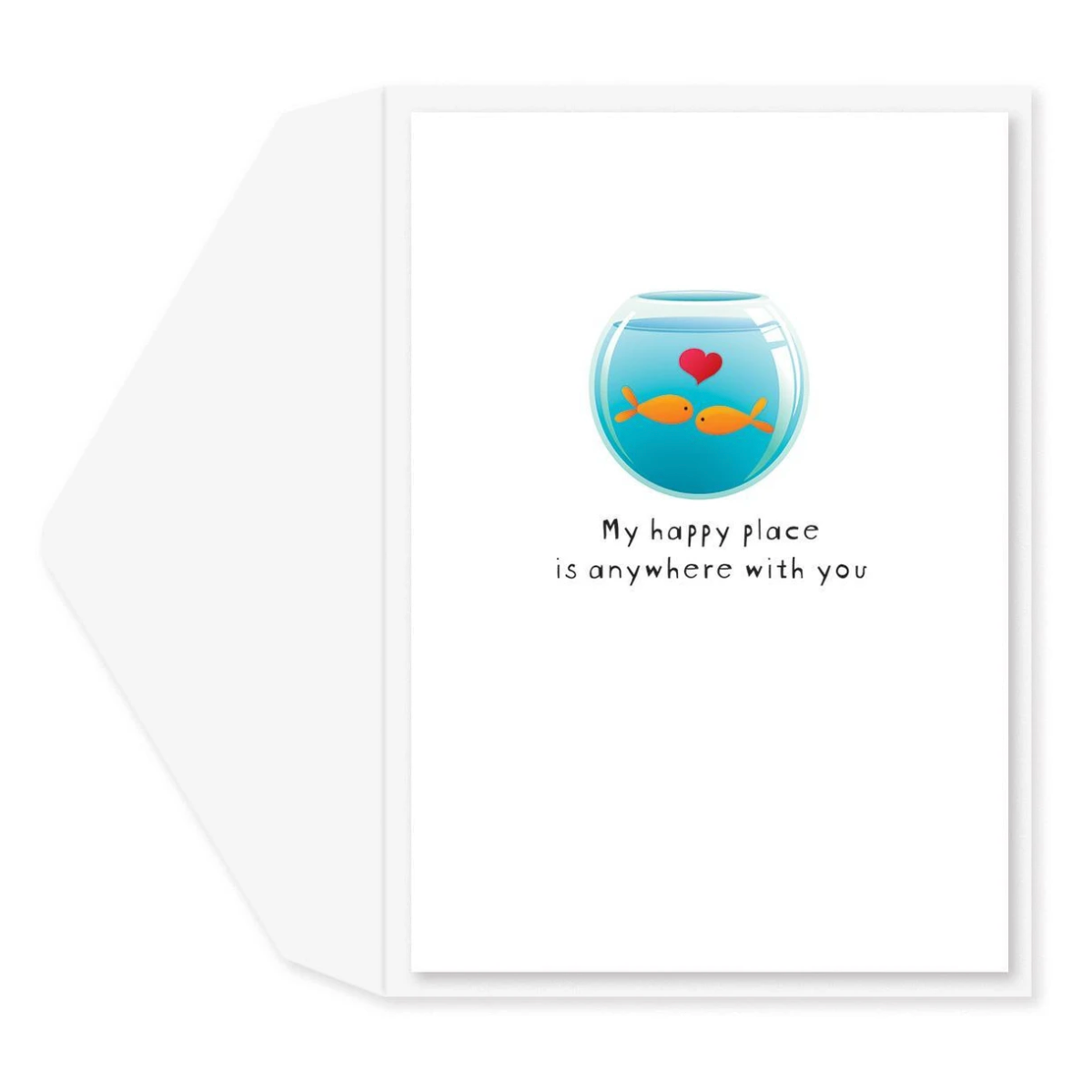 Fishy Kisses Anniversary Card