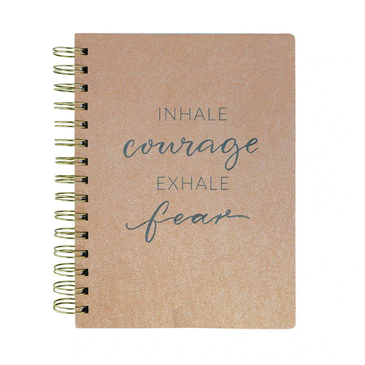 6x8 Rose Gold Shimmer Journal