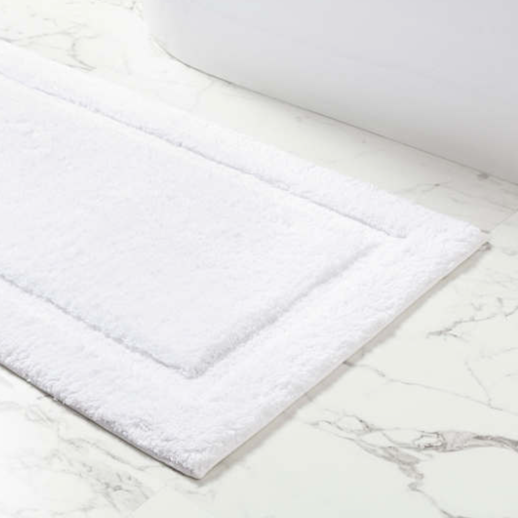 Classic White Bath Mats