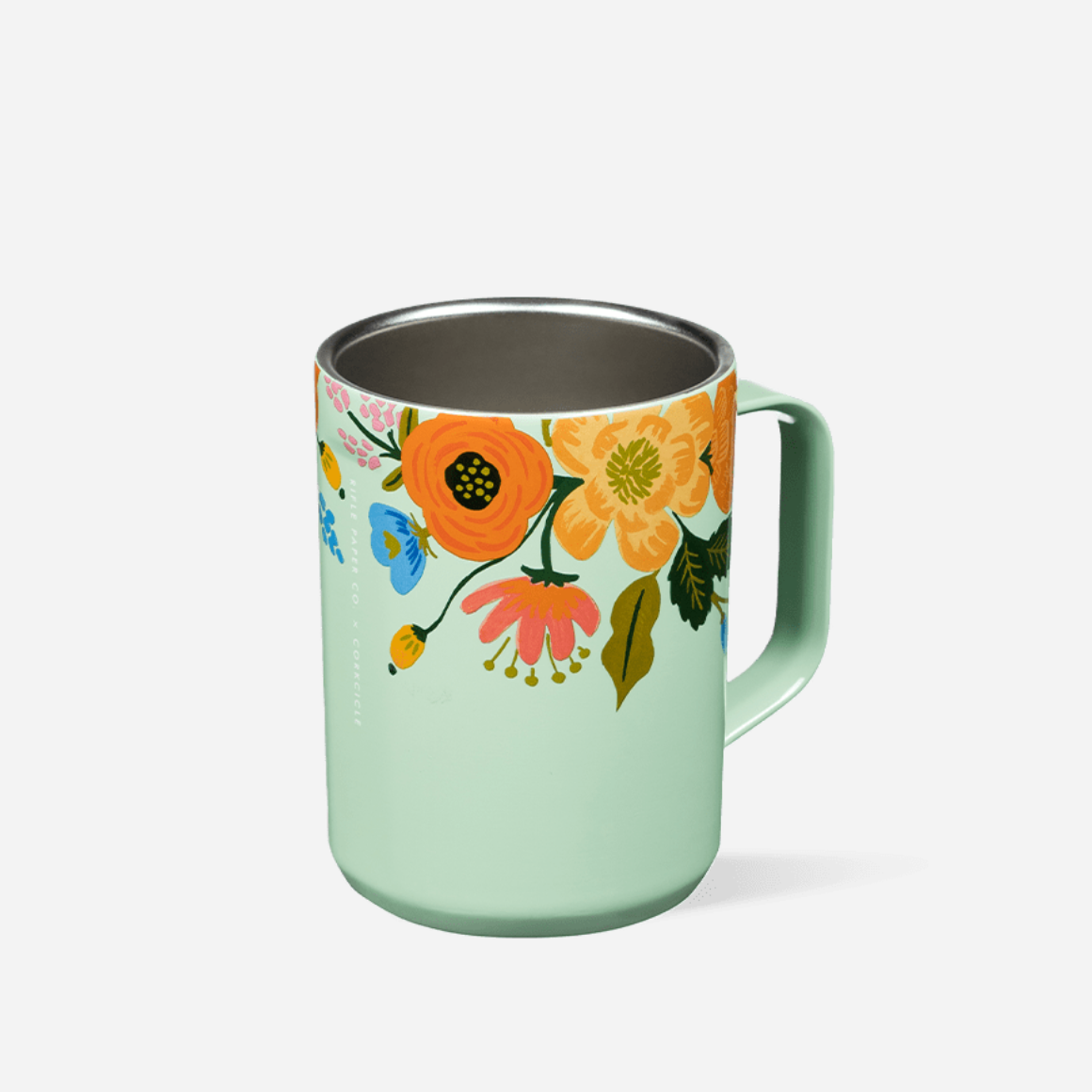 16oz Mug - Lively Mint Floral