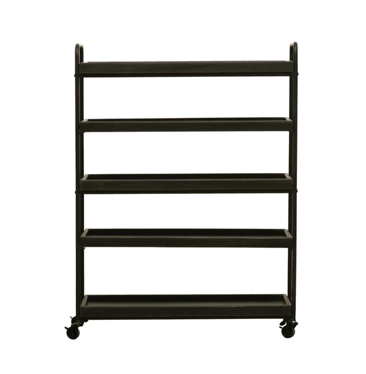 Wood & Metal 5-Tier Shelf