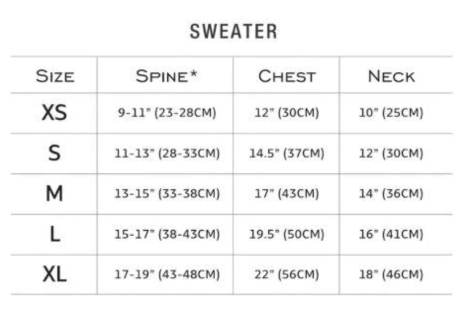 Chunky Knit Sweater - Multiple Sizes
