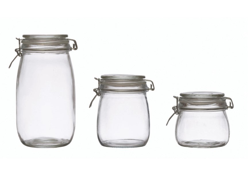 Glass Jars w/ Clamp Lid