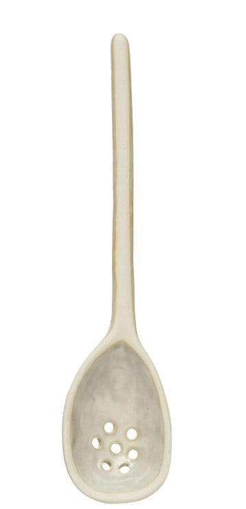 Stoneware Strainer Spoon Small