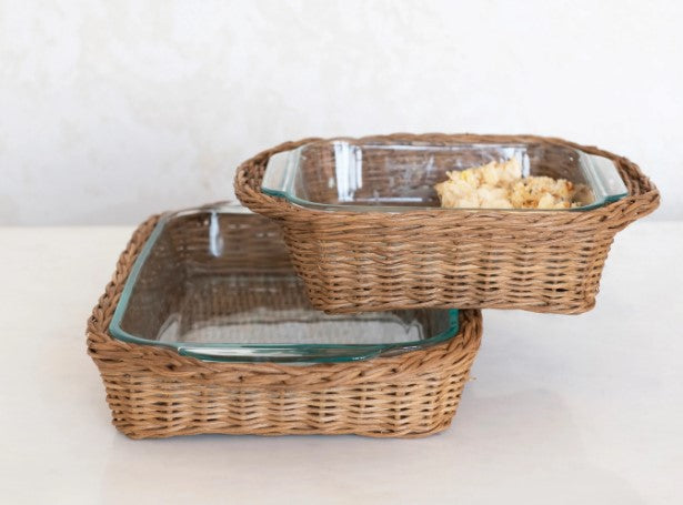 Rattan Casserole Basket