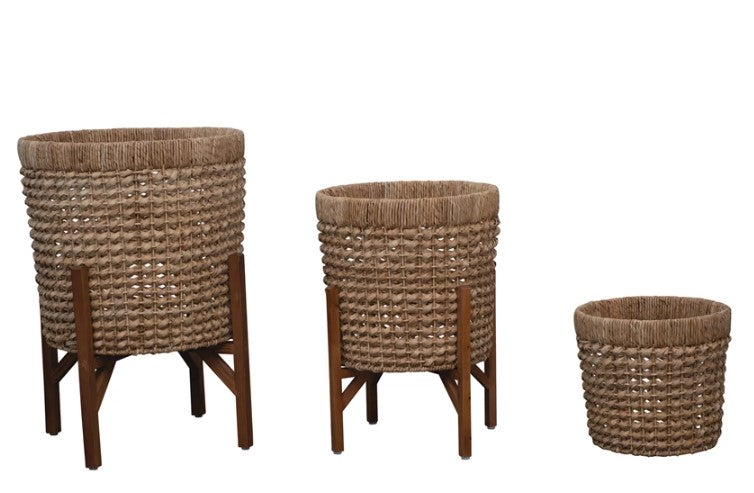 HandWoven Planters 2 w/ Stands