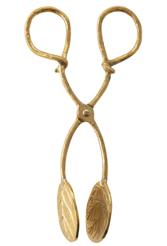 Brass Leaf Tongs