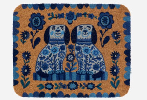 Blue & White Dog/Cat Mat