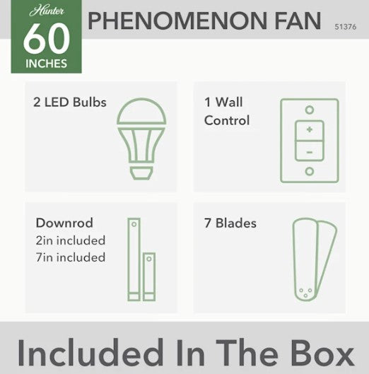 60" LED Phenomenon Fan