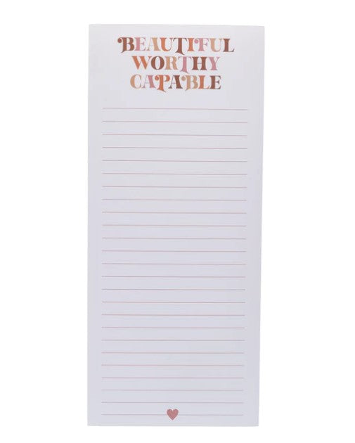 Beautiful Magnetic Notepad