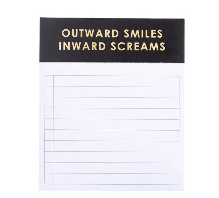 Smiles & Screams Notepad