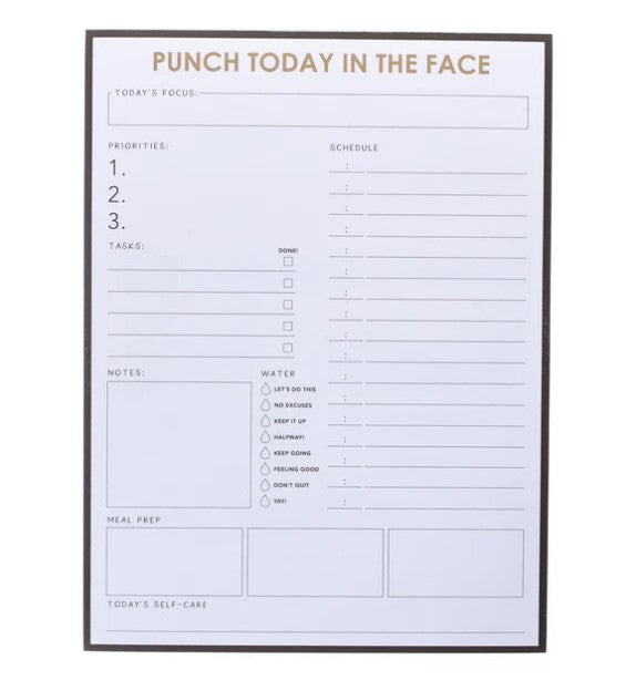 Punch Today Large Notepad