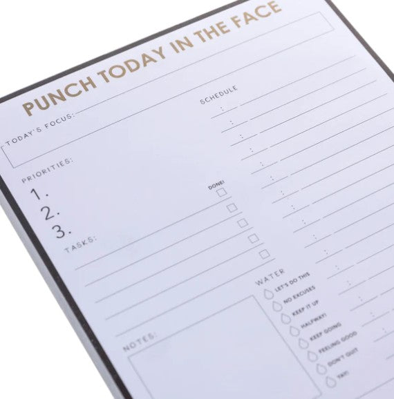 Punch Today Large Notepad