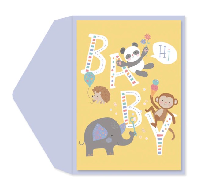 Animals Baby Card