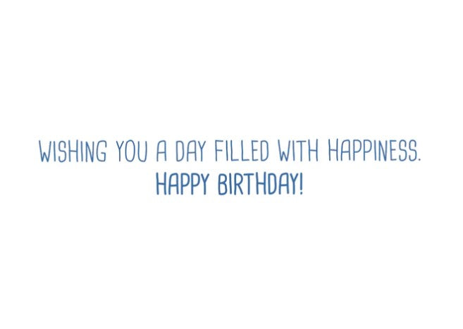 Happy Monster Birthday Card