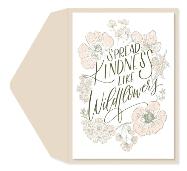 Kindness Wildflowers Card