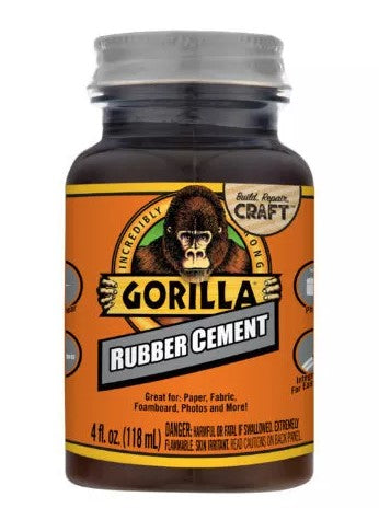 Gorilla Rubber Cement 4oz