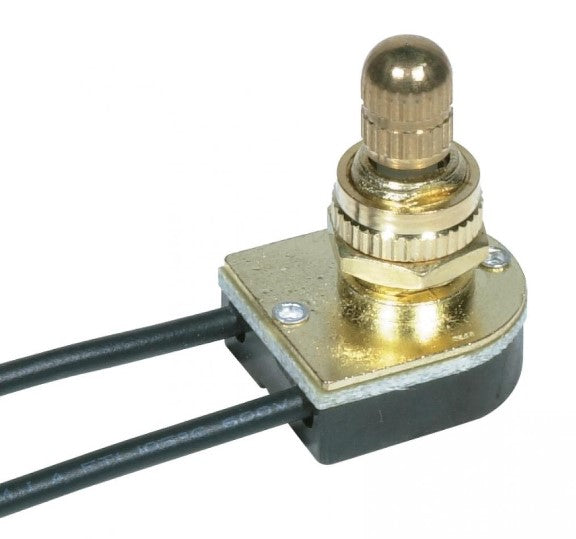 Rotary Switch w/ Brass Button