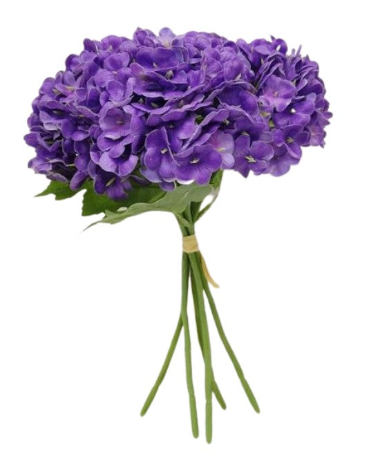 10" Snowball Bouquet - Purple