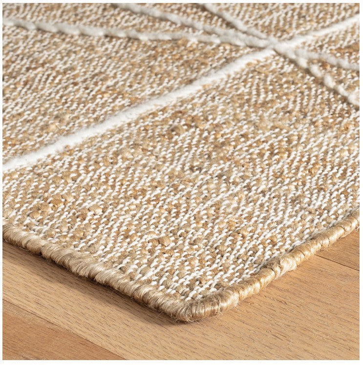 Judson Natural/Ivory Woven Jute Rug