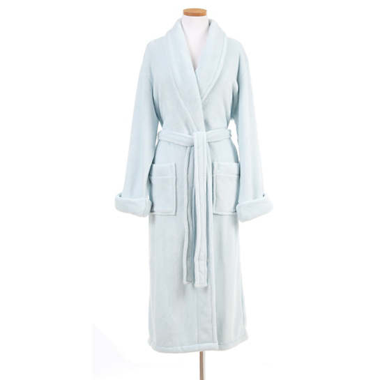 Sheepy Fleece Chalk Blue Robe