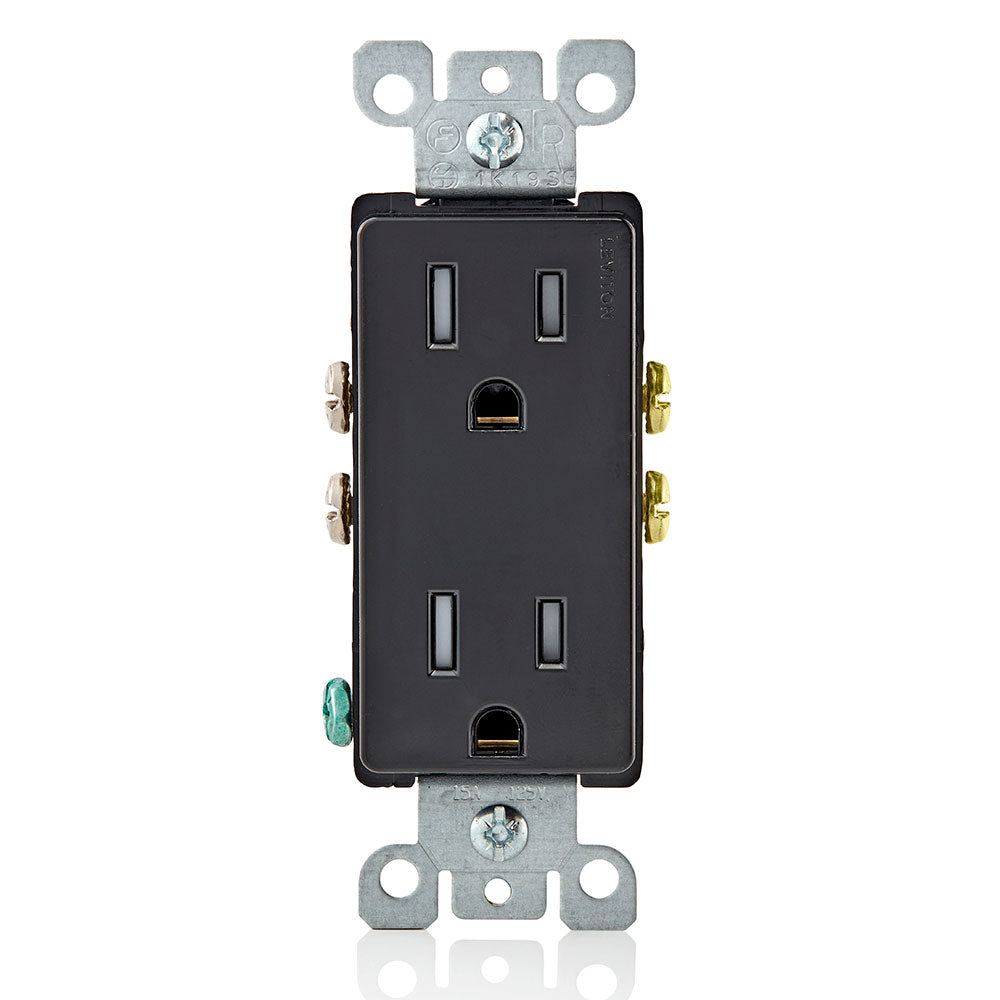 15A Tamper-Resistant Decora Duplex Receptacle