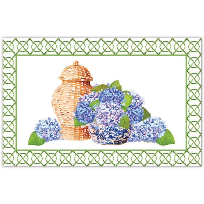 Hydrangea & Basket Placemat