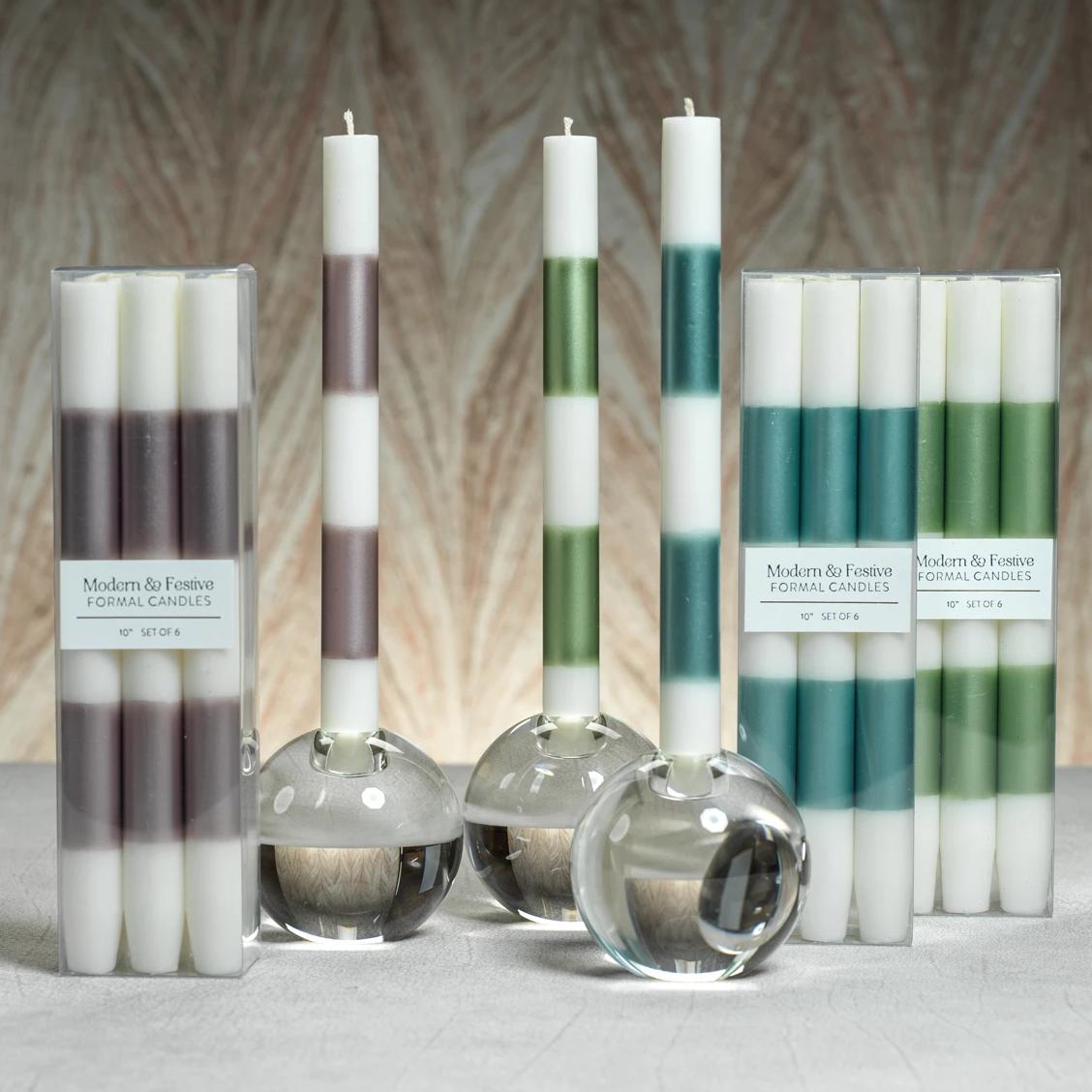 Modern & Festive Candles- Pink