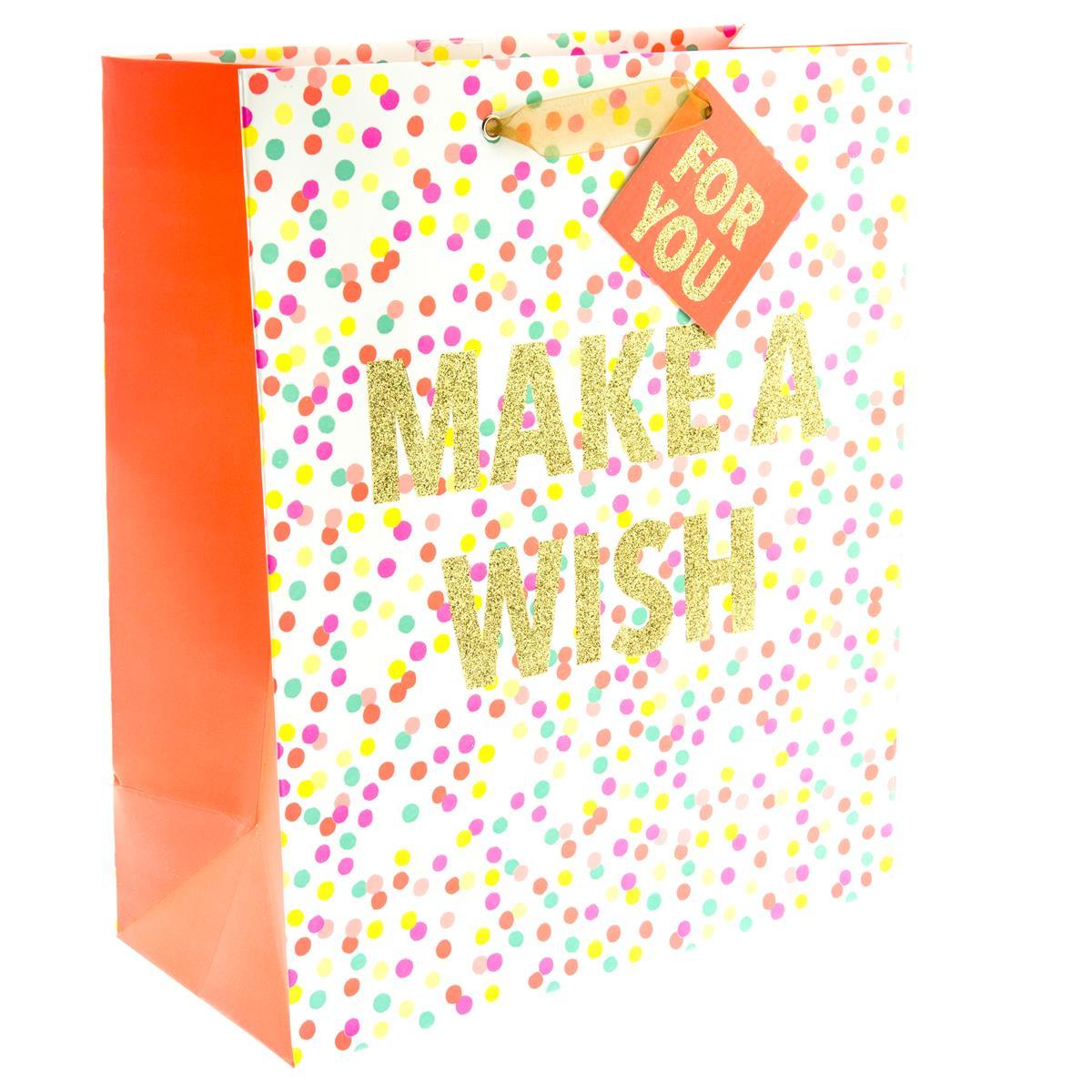 Neon Dots Gift Bag - Large