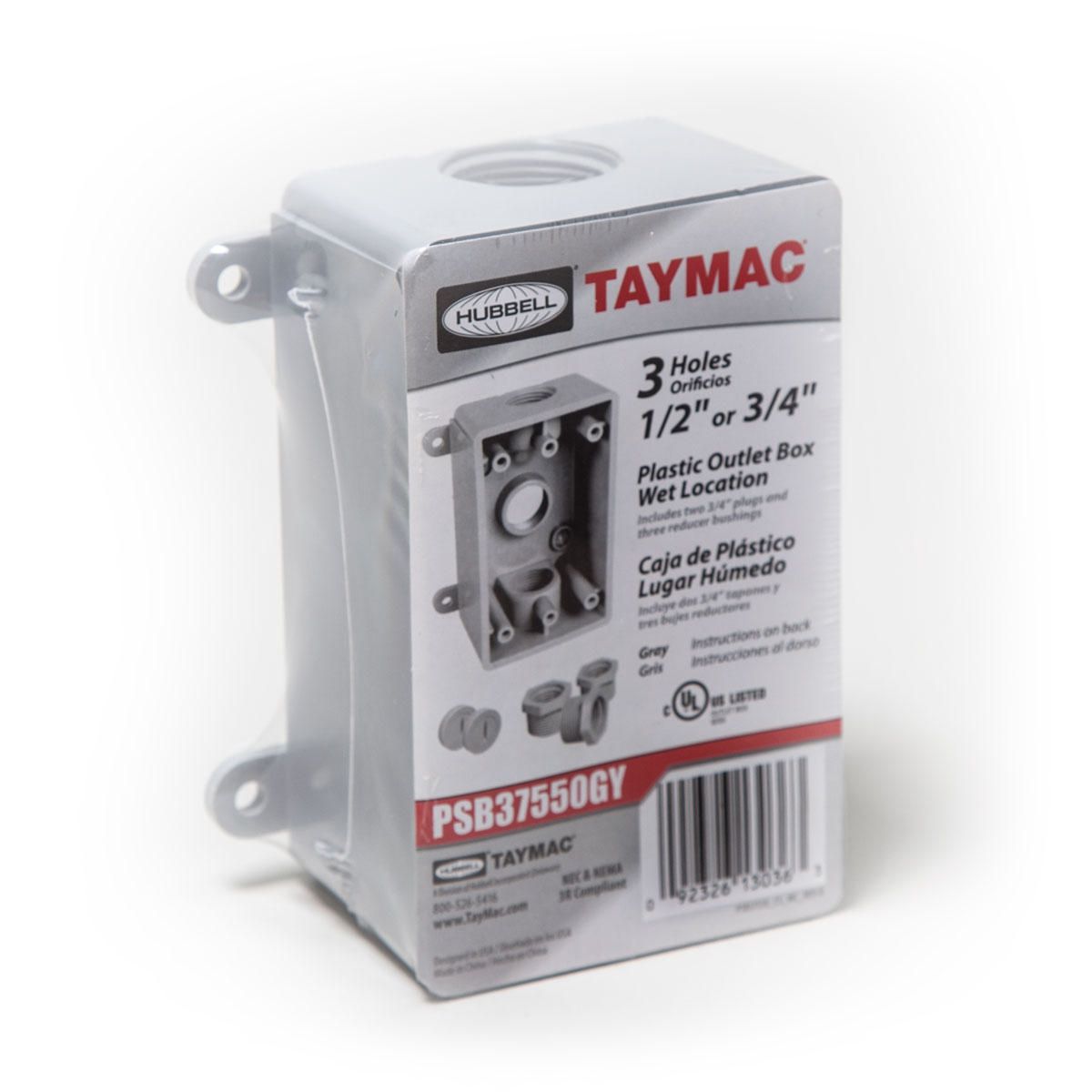 TayMac Rectangle Box - Grey
