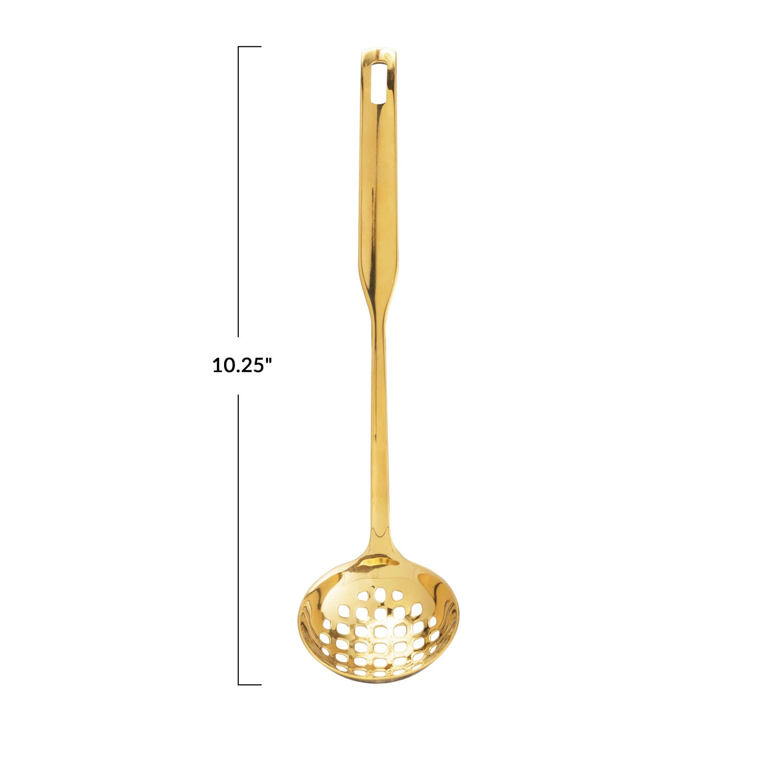 8.75" Slotted Ladle - Gold
