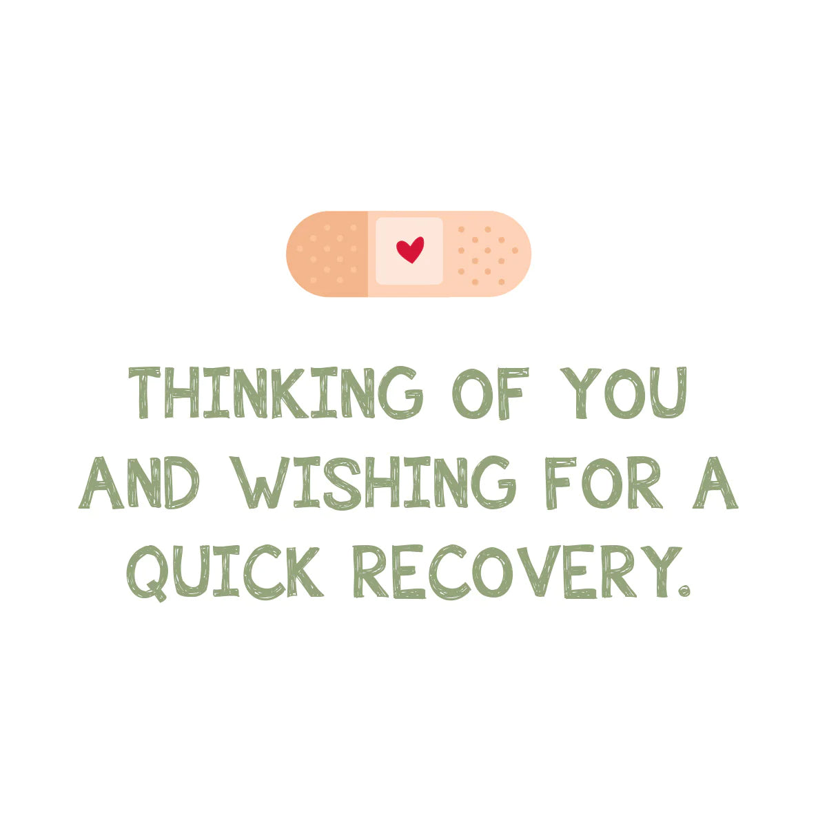 Band-Aids Get Well Card