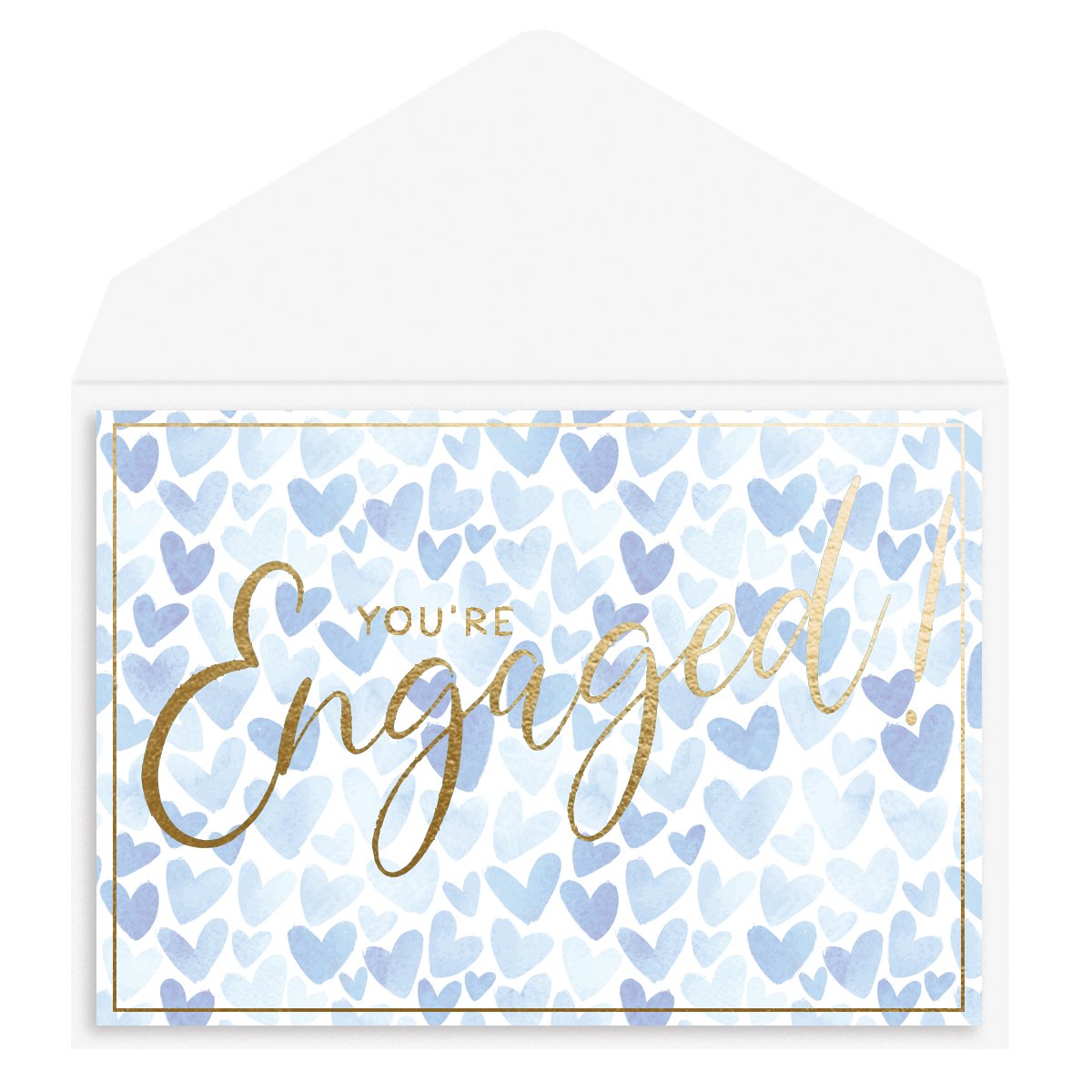 Engaged Hearts Card
