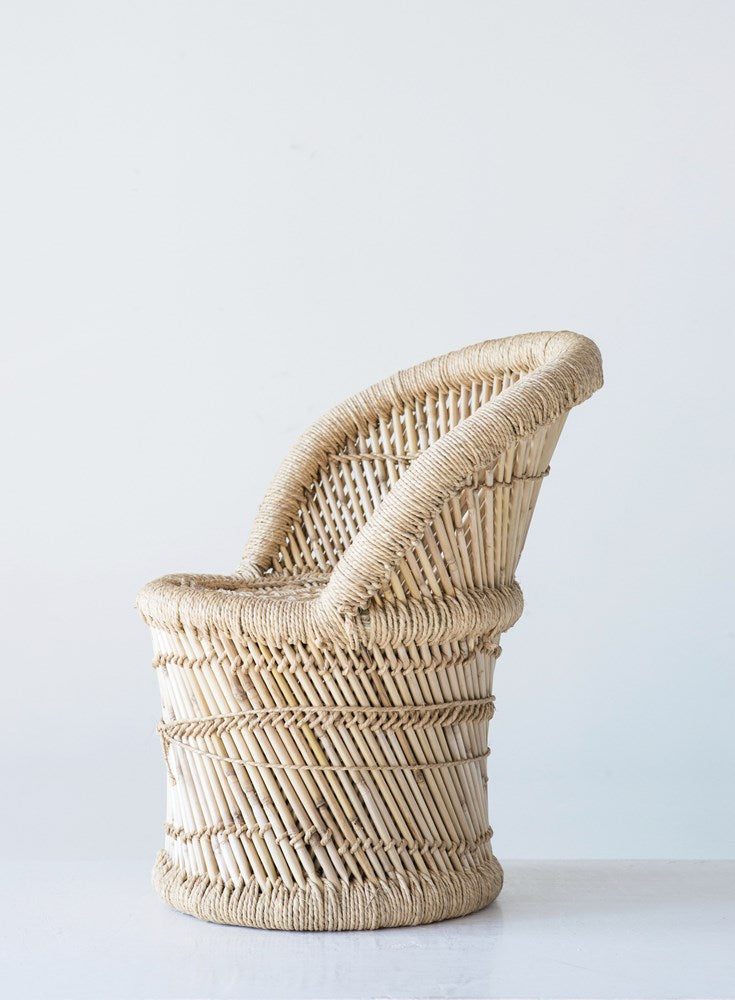 Bamboo & Rope Chair
