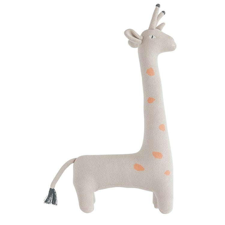 Cotton Knit Giraffe - Grey